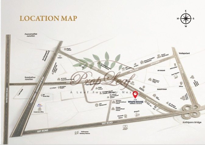 MP The White House Location Map